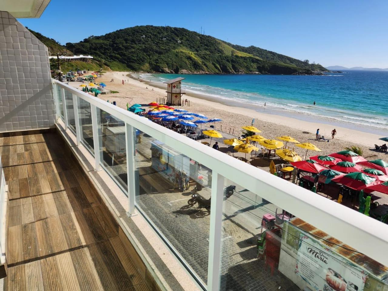 Vista mar- Pé na areia da Prainha- condomínio com piscina Arraial do Cabo Exterior foto
